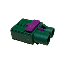 FAKRA Doppel-Stiftgehuse * Codierung E * Laubgrn *...