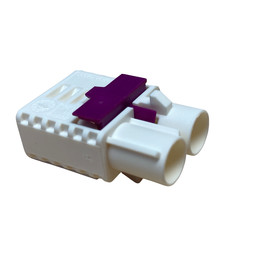 FAKRA Doppel-Stiftgehuse * Codierung B * Cremewei *...