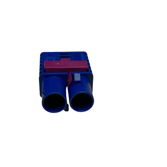 FAKRA Doppel-Stiftgeh�use * Codierung C * Signalblau * m�nnlich