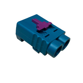 FAKRA Doppel-Buchsengehuse * Codierung Z * Wasserblau *...