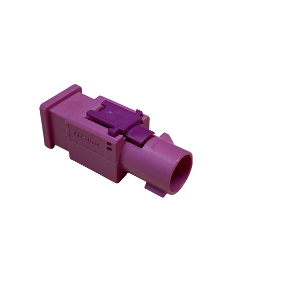 FAKRA Stiftgeh�use * Codierung H * Erikaviolett * m�nnlich