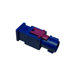 FAKRA Stiftgeh�use * Codierung C * Signalblau * m�nnlich