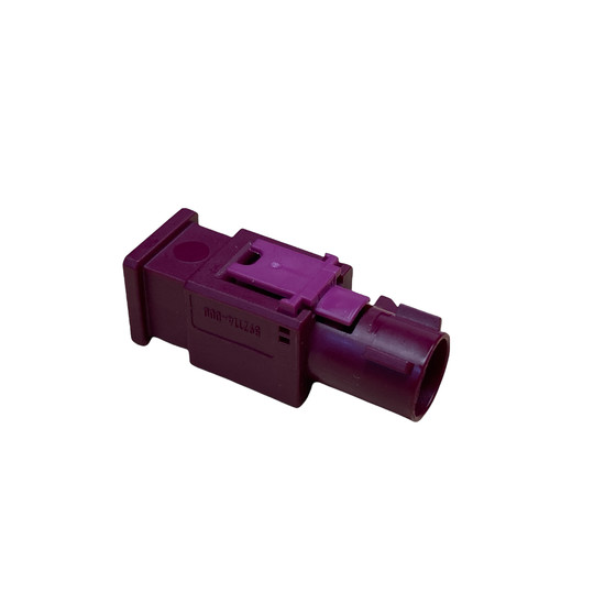 FAKRA Stiftgeh�use * Codierung D * Bordeauxviolett * m�nnlich