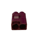 FAKRA Doppel-Buchsengeh�use * Codierung D * Bordeauxviolett * weiblich