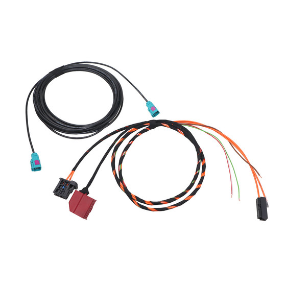 Kabelsatz TV-Tuner fr Audi A8 4H inkl. LWL - Nein