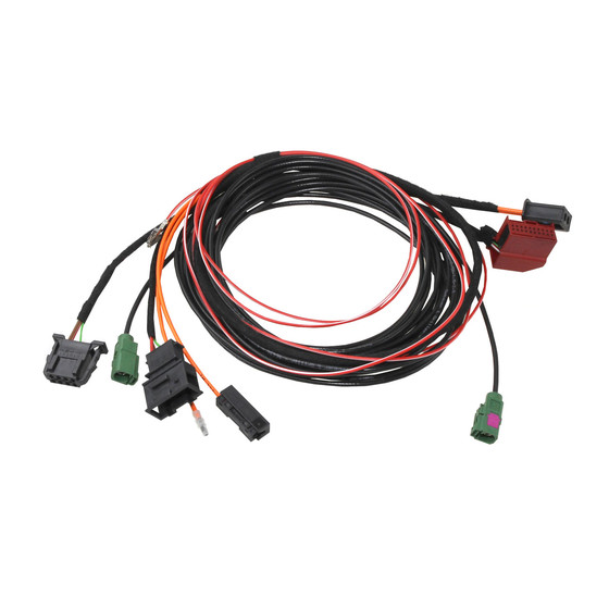 Kabelsatz TV-Tuner für Audi A6 4F inkl. LWL MMI 2G - ja