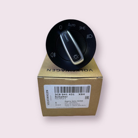 Original Lichtschalter mit Chrom fr VW, Seat Fahrzeuge mit BCM
