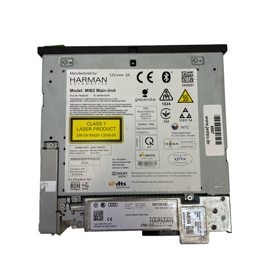 Komplettpaket Columbus Facelift Navigation Skoda Superb 3V