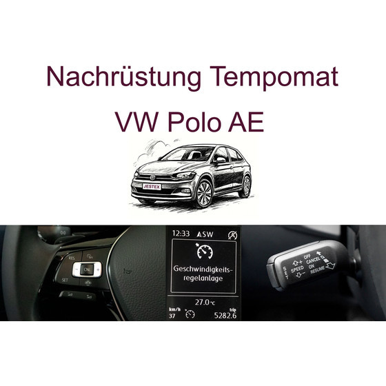 Nachr�stung Tempomat VW Polo AE1 (Ab 06/21)  inkl. Einbau