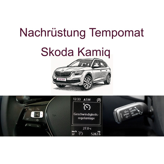 Nachrstung Tempomat Skoda Kamiq bis 03/2024  inkl. Einbau