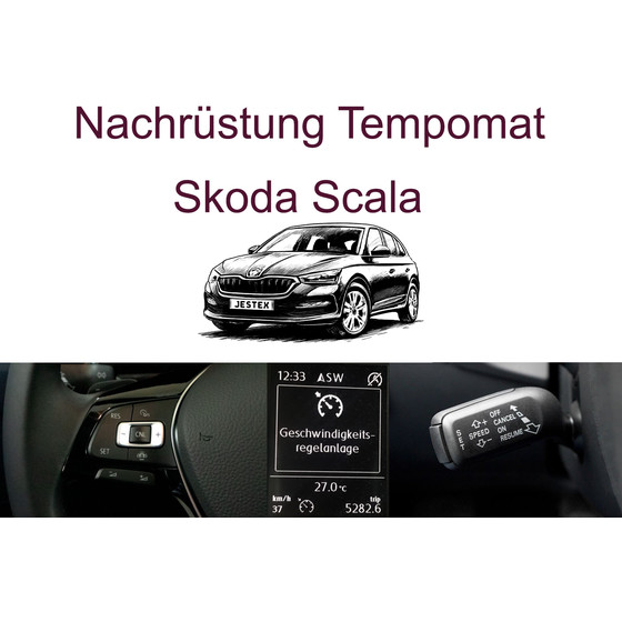 Nachrstung Tempomat Skoda Scala bis 03/2024  inkl. Einbau