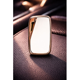 Schutzh�lle Autoschl�ssel Cover edel wei�-gold MQB Plattform