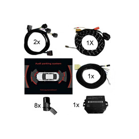 Komplett-Set APS+ plus (optische Anzeige MMI) Front und Heck fr Audi Q7 4L - Ab Modelljahr 2013