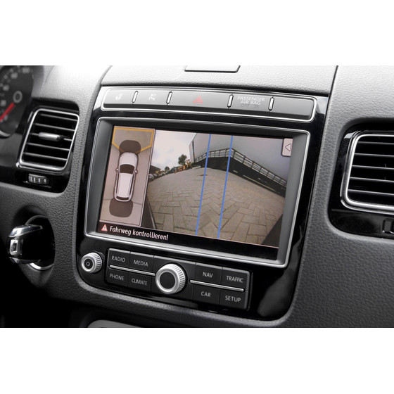 Area View - 4 Kamera System für VW Touareg 7P - Linkslenker - MIT Parkdistanzkontrolle