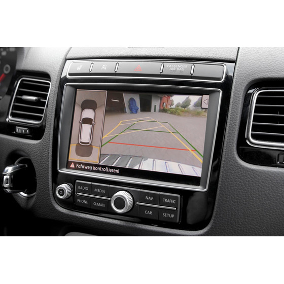 Area View - 4 Kamera System fr VW Touareg 7P - Linkslenker - MIT Parkdistanzkontrolle