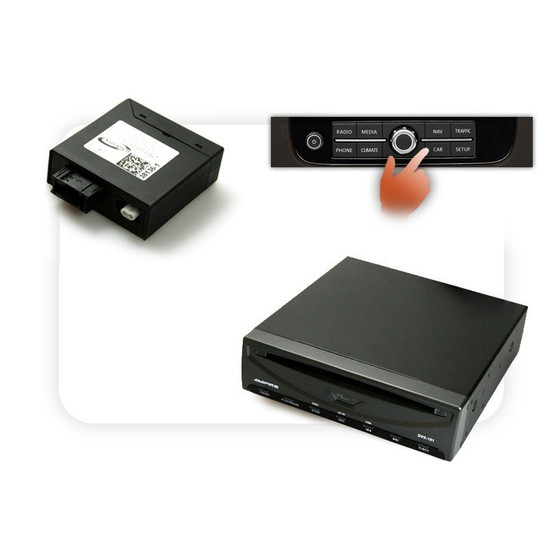 DVD Player + Multimedia Adapter LWL mit Steuerung RNS 850 - Ja