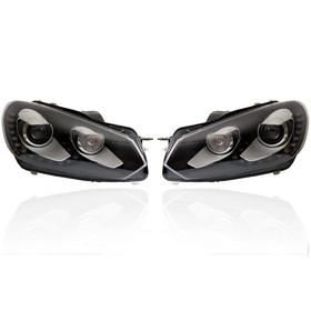 Bi-Xenon headlights LED DRL for VW Golf 6