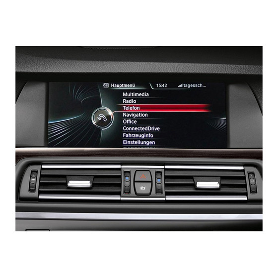 Aktivierung Bluetooth Freisprecheinrichtung, A2DP fr BMW F-Serie