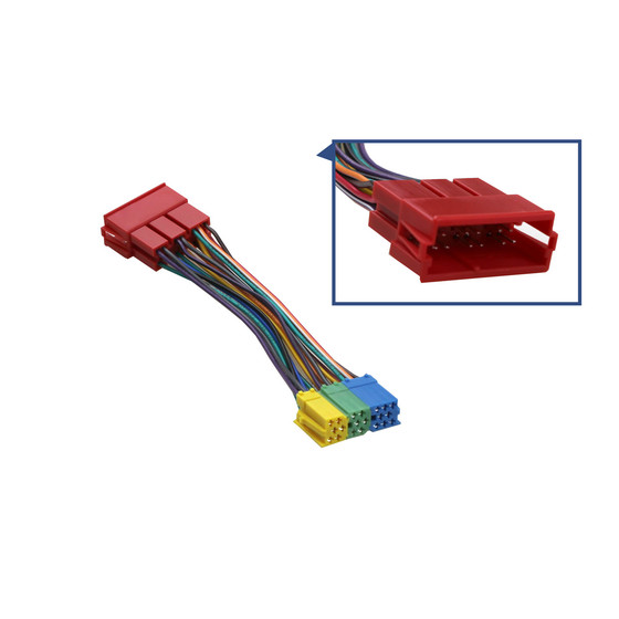 Adapter Mini ISO teilbar fr Audi, VW