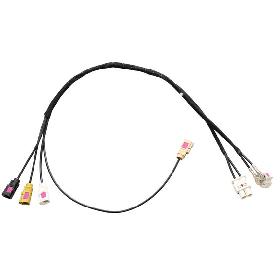 Antenna cable kit for Audi A3 8P Cabrio - Concert 3, Symphony 3 to RNS-E, BNS 5.0