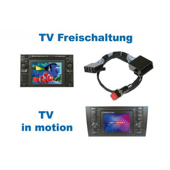 TV-Freischaltung für VW MFD, Audi RNS D Navi+ Plus Plug & Play