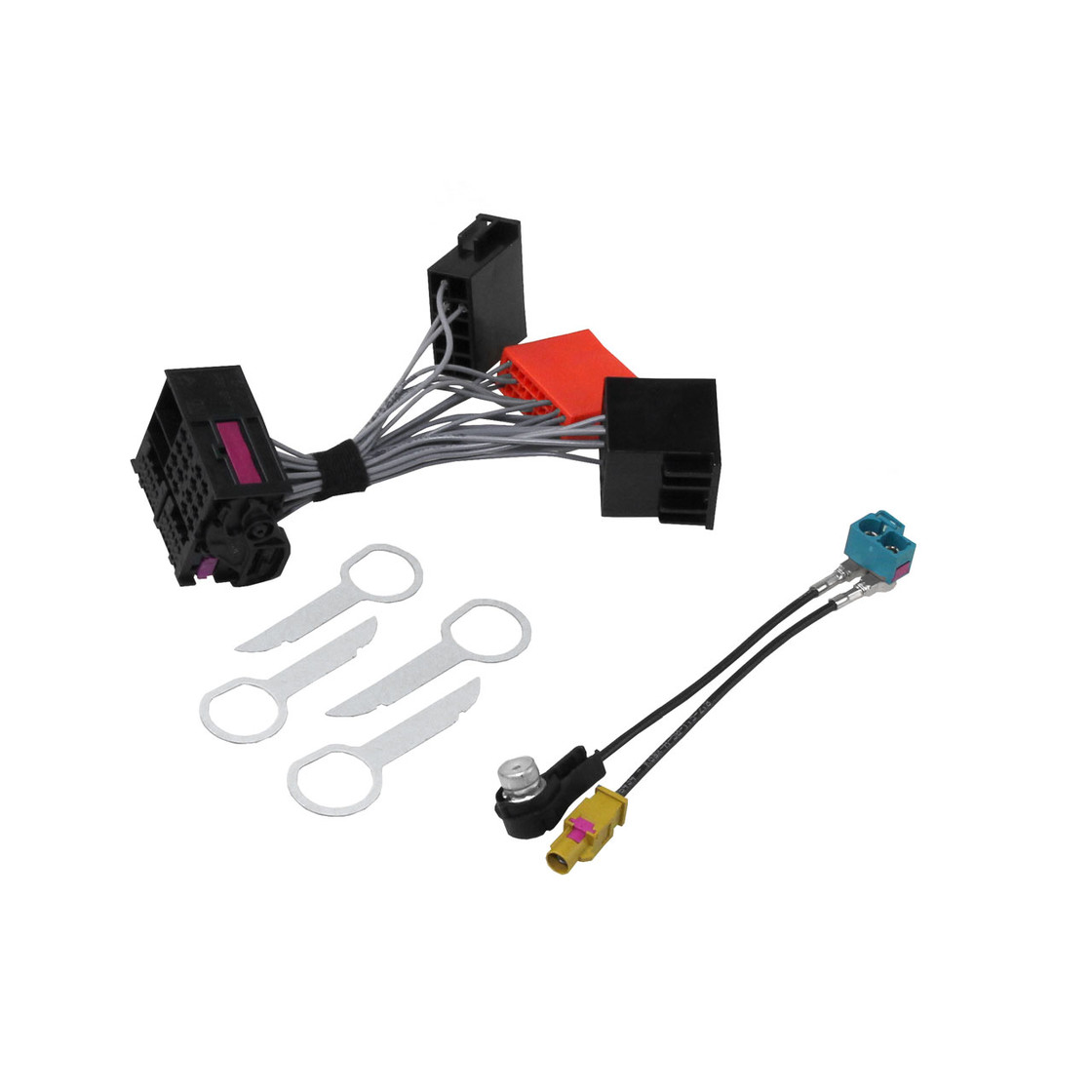 RNS-E Bundle RNS-E Adapter Komplettset - Audi A3 8P, A4 8E - Sound 8R ...