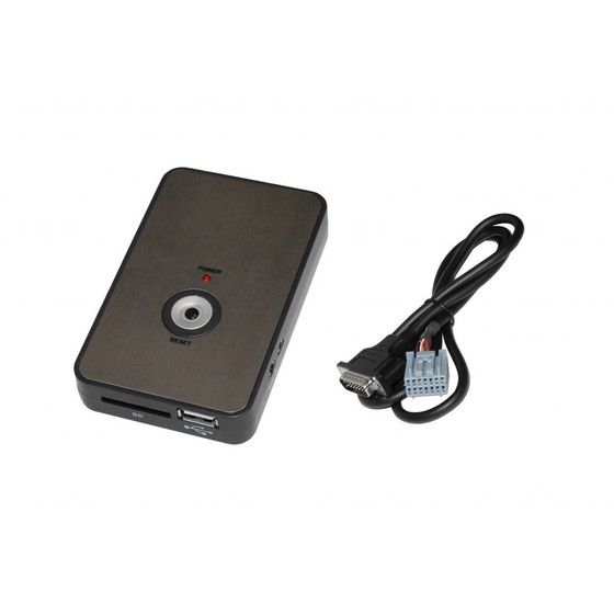 Digitales Music Interface USB SD AUX fr Honda Steckverbindung Blau