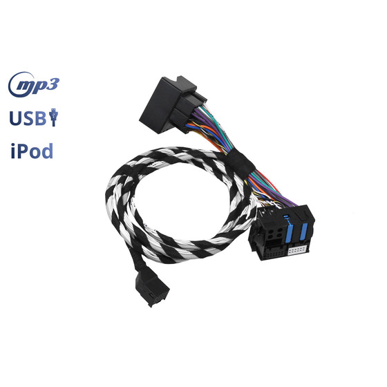 Cable set VW multimedia jack MEDIA-IN MDI