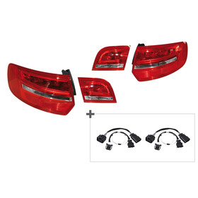 Facelift Heckleuchten LED fr Audi A3 8PA Sportback + Adapter