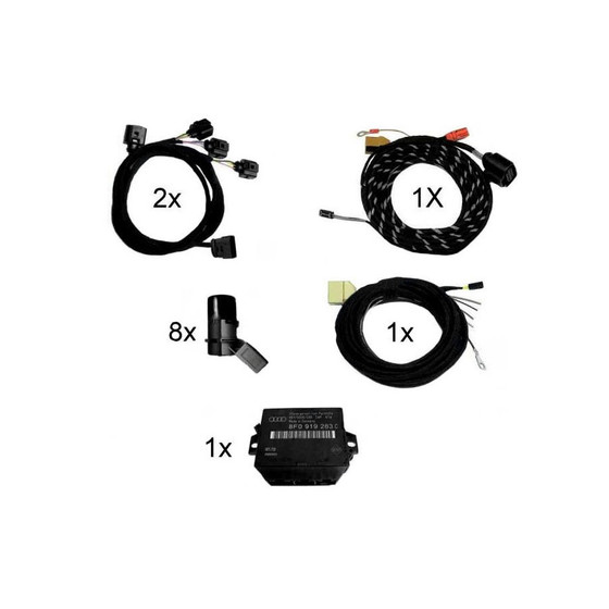 Komplett-Set Parking System Park Pilot Front & Heck fr VW T5 7H - Standard - PR-Nr. 4N2