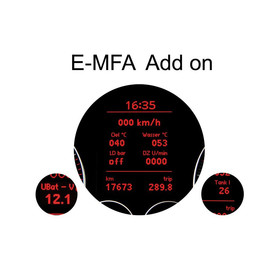 E-MFA Anzeige von Ladedruck, ltemperatur uvm. im Tacho