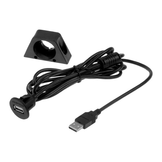 USB-Einbaubuchse mit Kabel