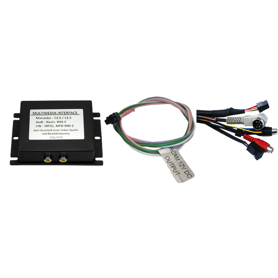 Multimedia Interface auf CAN Bus Basis f�r passend MERCEDES Comand 2.5 Systeme incl. Kabelsatz