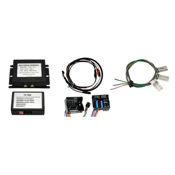 Multimedia Interface auf CAN Bus Basis passend f. VW MFD3, RNS810 m. RFK m. Kamera STG incl. Kabels