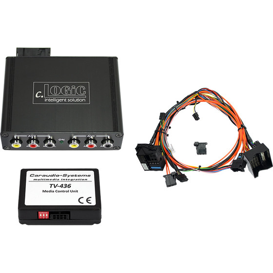 Multimedia Interface auf LWL Basis c.LOGiC passend für BMW Professional Navigation CCC & Kabelsatz