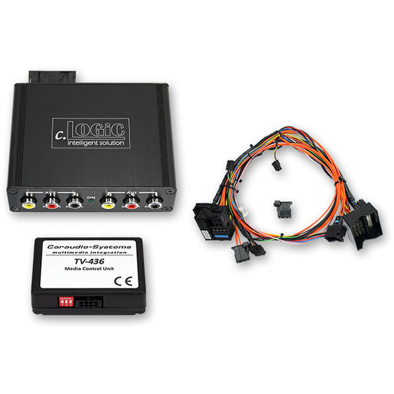 Multimedia Interface auf LWL Basis c.LOGiC passend f�r BMW Professional HD Navi CIC & Kabelsatz