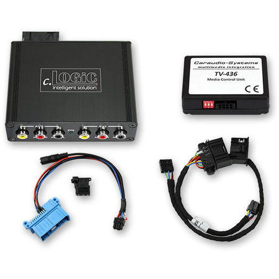 Multimedia Interf. auf LWL Basis c.LOGiC passend f�r BMW 7-er E65 Proffessional Navig. mit orig.TV
