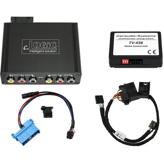 Multimedia Interf. auf LWL Basis c.LOGiC passend f�r BMW 7-er E65 Proffessional Navig. mit orig.TV