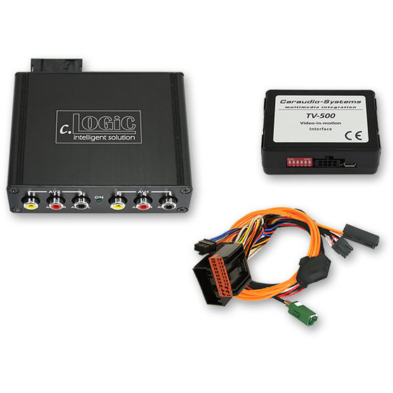 Multimedia Interface auf LWL c.LOGiC Basis passend f�r LAND ROVER mit Touchscreen Navig. & Kabels.