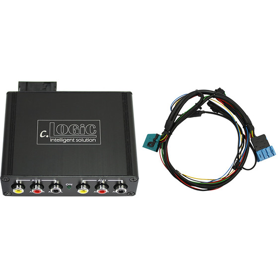 Multimedia Interface cLOGiC für BMW MK3&4 Systeme incl. Kabelsatz für Fahrzeuge mit AUX IN