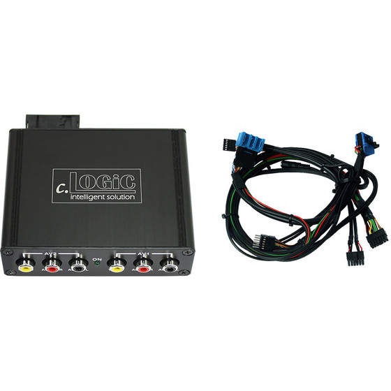 Multimedia Interface cLOGiC für BMW MK3&4 Systeme incl. Kabelsatz für Fahrzeuge ohne CD Wechsler