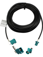 Kabel Fakra Stecker auf Fakra Kuppler gewinkelt 600cm - Kodierung universal