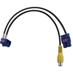 Adapterkabel RFK Cinch female > Doppelfakra-Gehäuse blau LAND ROVER ab 2015