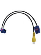 Adapterkabel RFK Cinch female > Doppelfakra-Gehäuse blau LAND ROVER ab 2015