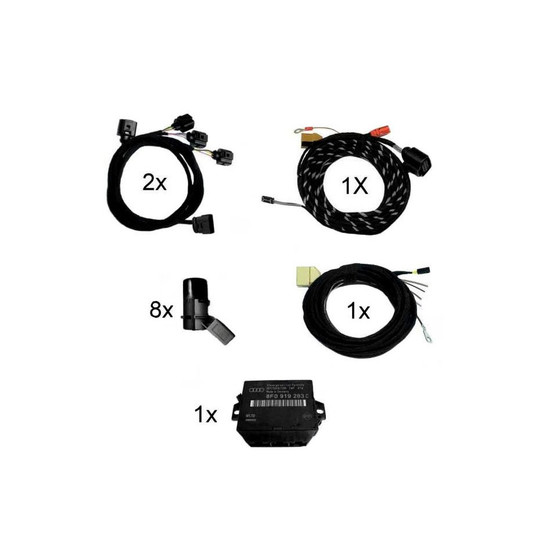 Komplett-Set APS+ plus Front und Heck fr Audi A4 B7