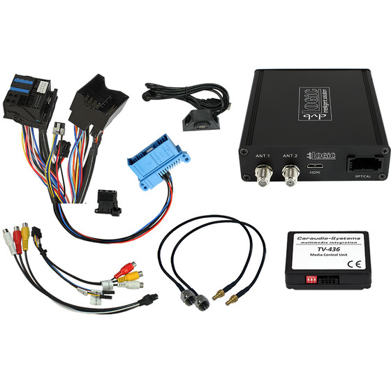 dvbLOGiC V2 Komplett m.USB Player& Conax Anschluss passend für BMW Prof. CCC/CIC mit TV-Tuner Port