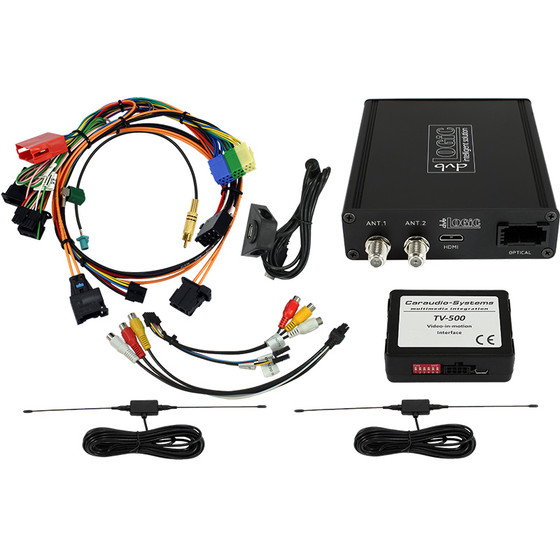 dvbLOGiC V2 Komplettpaket mit USB Player & Conax Anschluss passend fr PORSCHE Cayenne PCM2.1