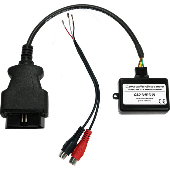 AUX Icon Activator passend f�r MERCEDES Comand APS NTG4, Comand Online NTG4.5 und Audio20 NTG4.5