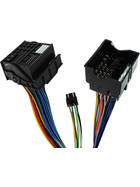 Kabelsatz zum Video Interface TV-500 passend für AUDI, SKODA, VW Plug&Play Quadlock Version 2
