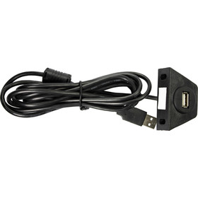 USB 2.0 Verl�ngerungskabel mit Einbaubuchse und Halterung